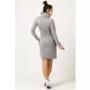 Sukienka model Kaja Light Gray/Dark Gray - Tessita