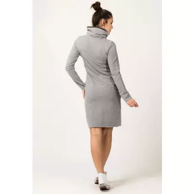 Sukienka model Kaja Light Gray/Dark Gray - Tessita