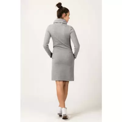 Sukienka model Kaja Light Gray/White - Tessita