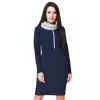 Sukienka model Kaja2 Navy/Light Gray - Tessita