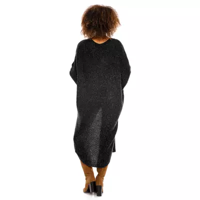 Sweter Narzutka model 30053C Black - PeeKaBoo