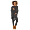 Sweter Poncho model 30012C Graphit - PeeKaBoo