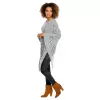 Sweter Poncho model 30012 Light Gray - PeeKaBoo