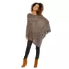 Sweter Poncho model 30012 Mocca - PeeKaBoo